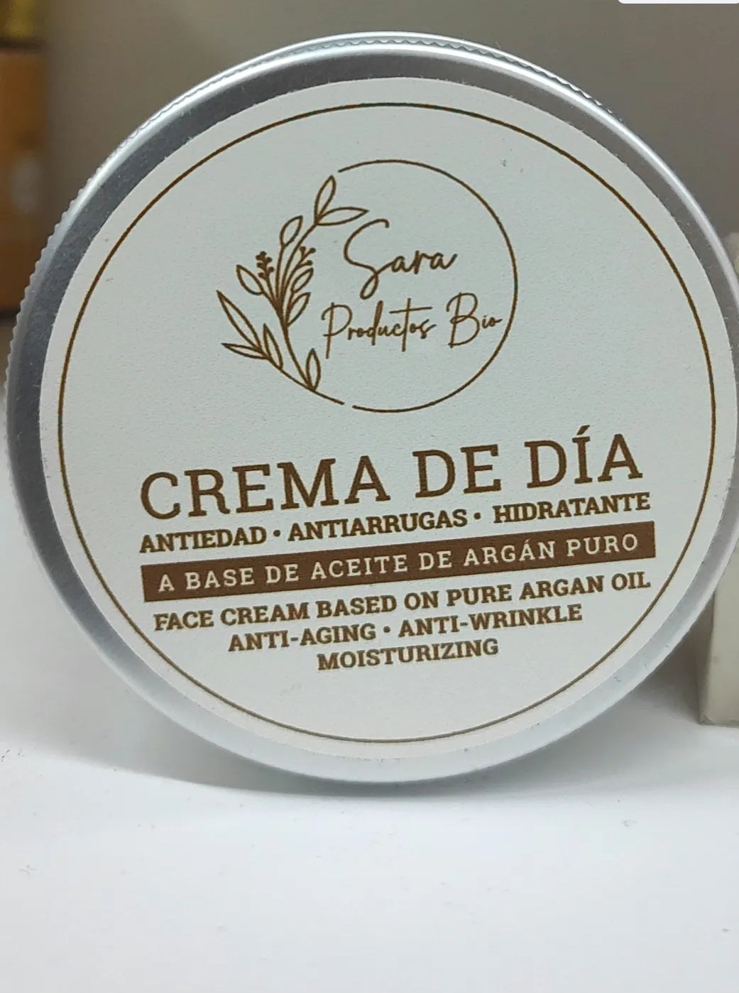 Crema de día de aceite de argán puro